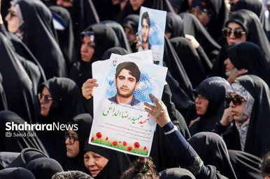 تشییع باشکوه پیکر «شهید غیرت» حمیدرضا الداغی در مشهد
