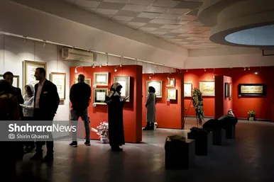 گزارش تصویری | نمایشگاه گروهی خوشنویسی «محفل عشق»