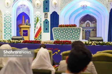 گزارش تصویری | جشن ازدواج ۲۱۰ بسیجی از سراسر کشور در حرم امام‌رضا(ع)