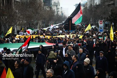 گزارش تصویری | راهپیمایی جمعه نصر و جشن پیروزی مقاومت فلسطین در مشهد