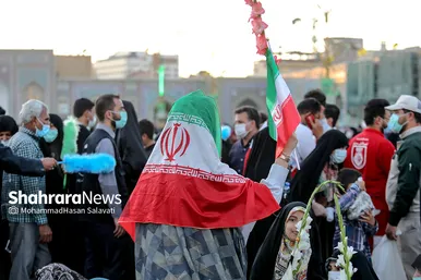 سخنرانی رئیس جمهور منتخب در حرم مطهر رضوی