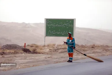 پاکسازی ٧ محور ورودی مشهد مقدس در دهه آخر صفر
