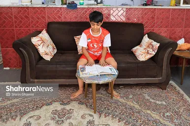 گزارش تصویری | تحصیل آنلاین دانش‌آموزان در دوران جنگ