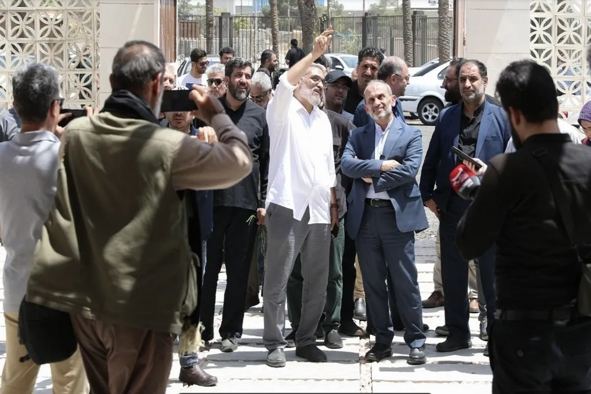 بازدید «پیمان جبلی» از پشت صحنه سریال «طوبی»