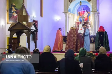 مراسم آغاز سال ۲۰۲۲ میلادی در تهران