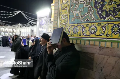 عکس| مراسم احیاء شب نوزدهم ماه رمضان در حرم مطهر رضوی (۱۱ فروردین ۱۴۰۳)