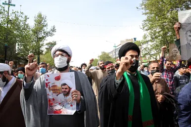 تشییع پیکر شهید حجت الاسلام اصلانی در مشهد