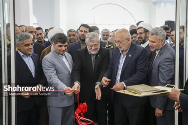 گزارش تصویری | بهره‌برداری از کلان‌پروژه عروجیان در آرامستان بهشت رضا (ع)
