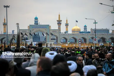 دسته عزای علوی در روز شهادت حضرت علی(ع) در مشهد