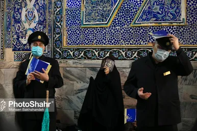 مراسم احیاء شب ۱۹ ماه رمضان در حرم مطهر رضوی