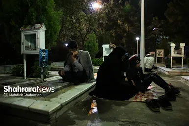 مراسم احیای شب ۲۱ ماه رمضان در بهشت رضا(ع)