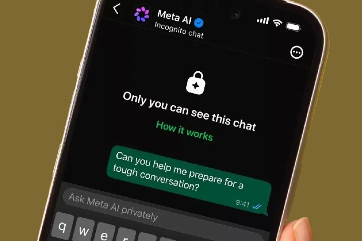 ویژگی جدید واتساپ رونمایی شد: قابلیت «چت ناشناس» با Meta AI