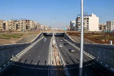 بهره برداری از تقاطع غیر همسطح خلیج فارس و 41 پروژه شهری