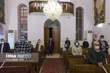 مراسم آغاز سال ۲۰۲۲ میلادی در تهران
