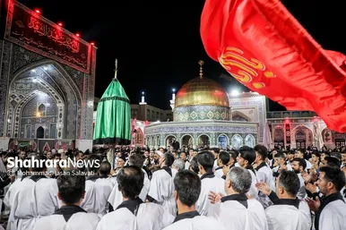 عزاداری هیئت‌های استان کرمان در حرم مطهر امام‌رضا(ع)