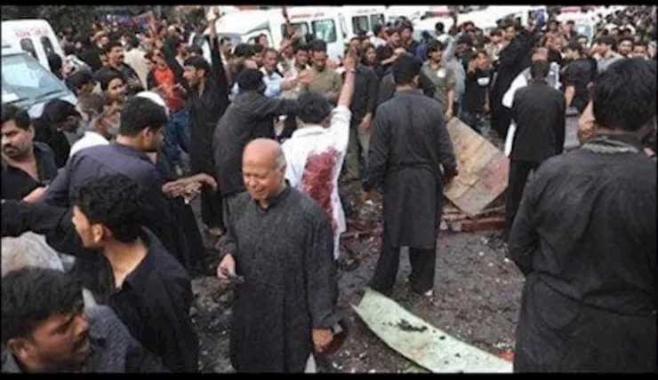 حمله تروریستی به عزاداران حسینی در پاکستان