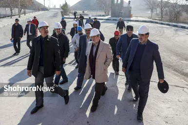 گزارش تصویری | بازدید شهردار مشهد از کارخانه‌های تولید آسفالت و بتن شهید مجیدی و پروژه احداث دوربرگردان غیرهم‌سطح شرقی ابوطالب