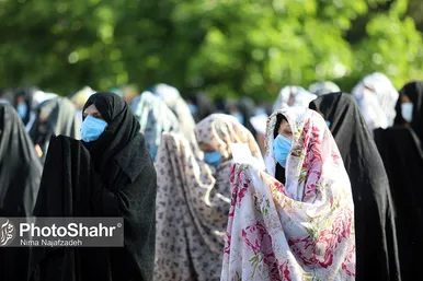 اقامه نماز عید سعید فطر در حرم مطهر امام رضا(ع)