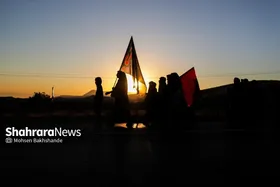 گزارش تصویری | زائران رضوی در جاده امام رضا (ع)