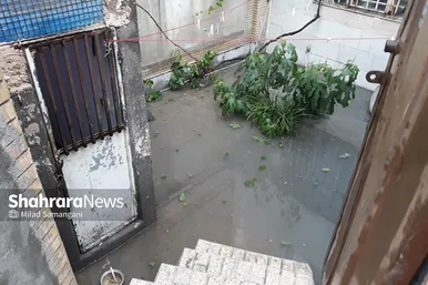 عکس‌هایی از آب گرفتگی محله مشکینی و خیابان امام‌دوست قاسم‌آباد (۲۹ اردیبهشت ۱۴۰۳)