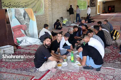 زائران پیاده حرم امام رضا (ع)