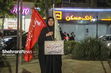 گزارش تصویری | یکصدونوزدهمین شب حضور مردم مشهد در سنگر خیابان
