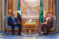 رئیس شورای حاکمیت انتقالی سودان با بن سلمان دیدار کرد
