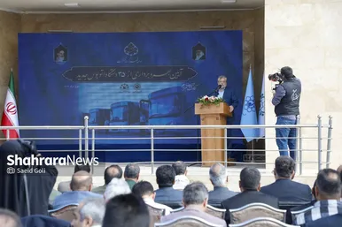 گزارش تصویری | آيين بهره‌برداری از ۳۵ دستگاه اتوبوس جديد در مشهد