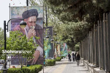 گزارش تصویری | فضاسازی شهری به مناسبت اولین سالگرد شهدای خدمت در مشهد