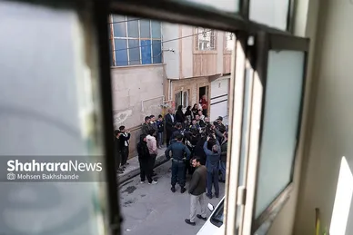 گزارش تصویری | بازسازی صحنه جرم زورگیری موبایل با ساطور از دو نوجوان مشهدی