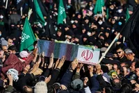 تشییع پیکر ۱۳ شهید گمنام در سراسر خراسان رضوی در سالروز شهادت حضرت زهرا(س)