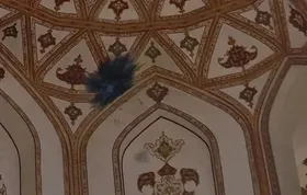 آسیب به پل خواجو اصفهان با نارنجک دستی! + عکس