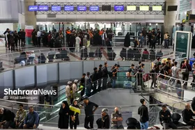 پایانه مسافربری مشهد در روز شهادت امام رضا (ع)