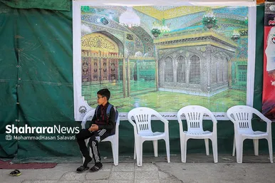 زائران پیاده امام رضا (ع)