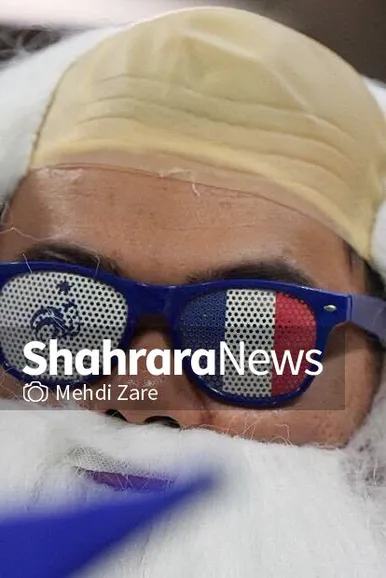 تماشاگران دیدار فرانسه و مراکش