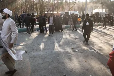 عکس‌هایی از انفجار امروز در گلزار شهدای کرمان (۱۳ دی ۱۴۰۲)