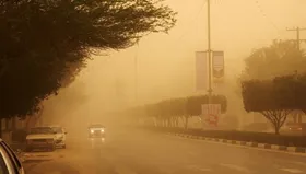 طوفان شن در راه جنوب شرق کشور (۱۲ تیر ۱۴۰۲)