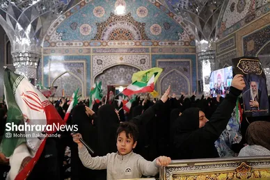گزارش تصویری | مراسم چهلمین روز شهادت رهبر شهید انقلاب اسلامی در حرم مطهر رضوی
