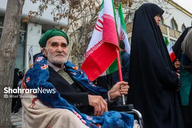 گزارش تصویری | راهپیمایی مردم مشهد در یوم الله ۲۲ بهمن ۲