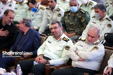 مراسم تودیع ومعارفه فرمانده انتظامی مشهد مقدس
