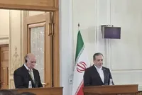 عراقچی در نشست خبری مشترک با فواد حسین: تخلیه عین‌الاسد نشانه‌ای از تقویت ثبات در عراق است