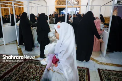 مراسم افطاری در حرم امام‌رضا(ع)