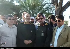 بازدید فرمانده کل سپاه از روستاهای سیل&zwnj;زده &zwnj;جاسک