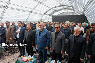 گزارش تصویری | افتتاح چندین پروژه صنعت آب و برق خراسان رضوی با حضور وزیر نیرو
