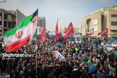 گزارش تصویری | مراسم تشییع پیکر شهید «عیسی علیپور» از شهدای خدمت شهرداری مشهد ۱