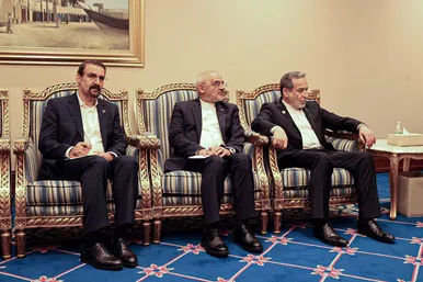 عکس‌هایی از دیدارهای رئیس جمهور در سفر به قطر