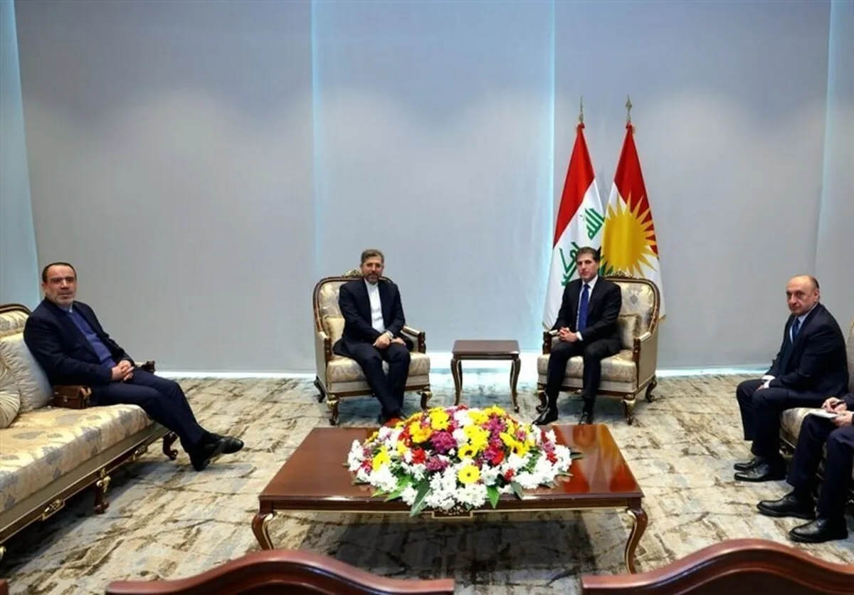 بارزانی با معاون عراقچی دیدار کرد (۸ اسفند ۱۴۰۳)