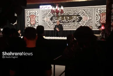 گزارش تصویری | مراسم روضه خوانی شب هشتم  ماه محرم در خیابان های مشهد