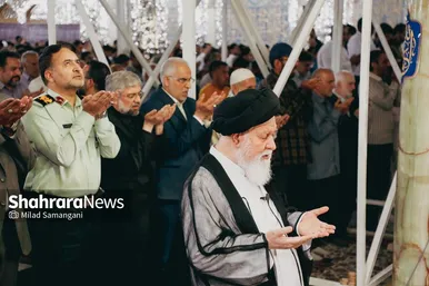 گزارش تصویری | اقامه نماز عید قربان در حرم رضوی (۱۶ خرداد ۱۴۰۴)
