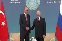 پوتین و اردوغان دیدار کردند+ فیلم (۱۳ تیر ۱۴۰۳)